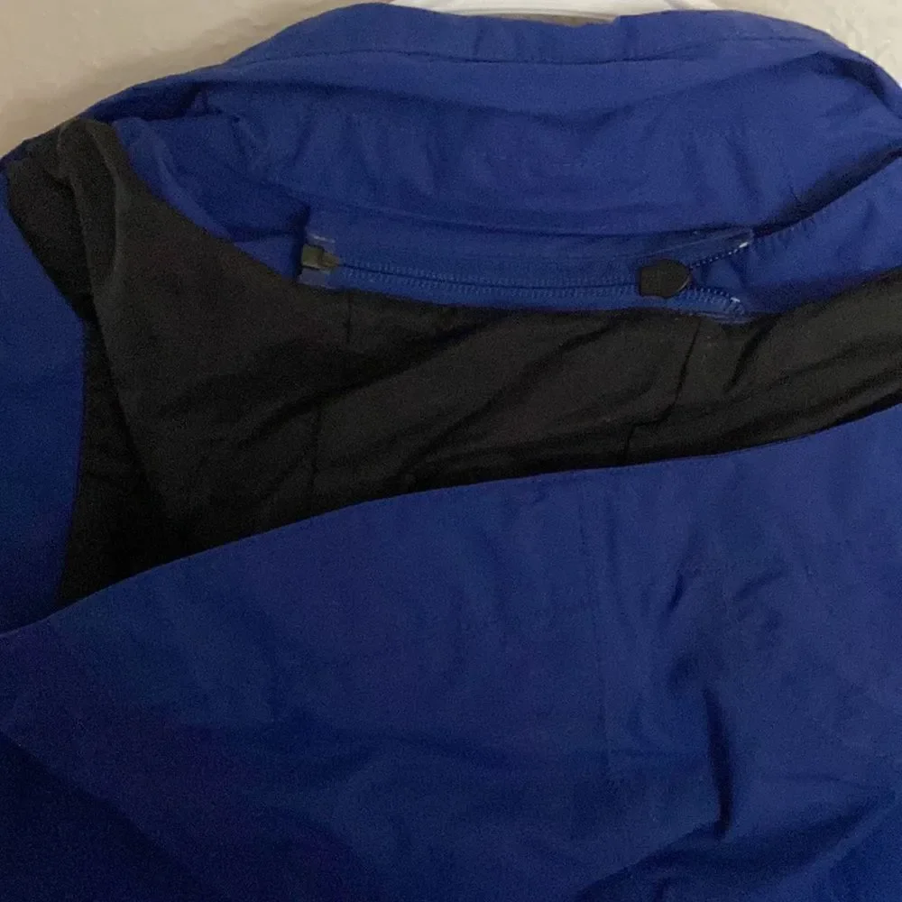 North Face Windbreaker Royal Blue Sz M impeccable